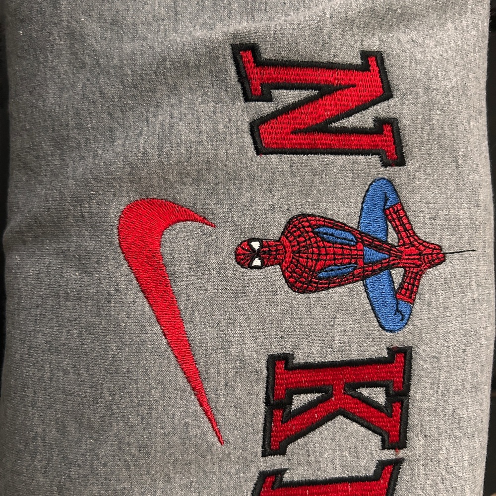 Gildan Gray Crewneck Sweater - Picture 5 of 9